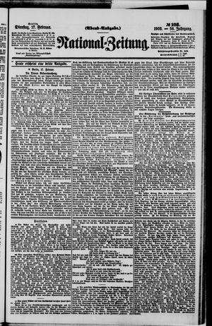 Nationalzeitung vom 17.02.1903