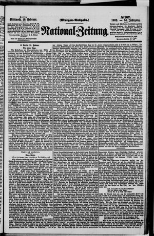 Nationalzeitung vom 18.02.1903