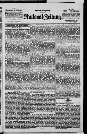 National-Zeitung on Feb 21, 1903