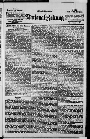 Nationalzeitung vom 24.02.1903