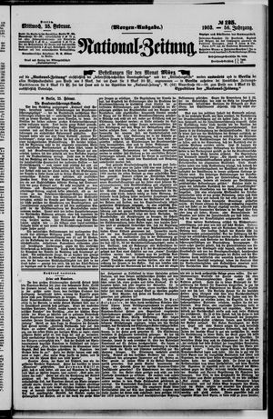 Nationalzeitung vom 25.02.1903