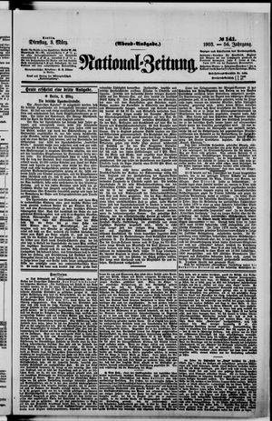 Nationalzeitung vom 03.03.1903