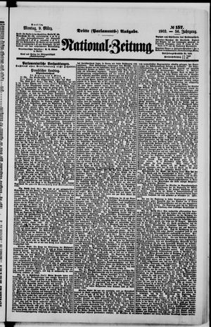 Nationalzeitung vom 09.03.1903
