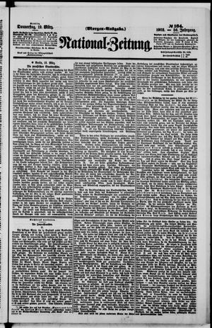 Nationalzeitung on Mar 12, 1903