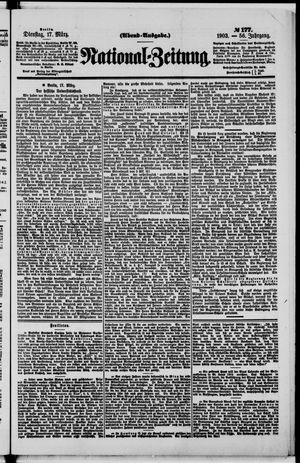 National-Zeitung vom 17.03.1903