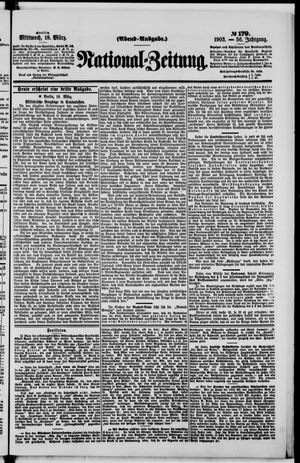 Nationalzeitung vom 18.03.1903