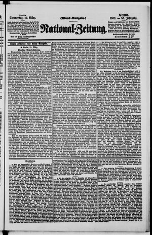 National-Zeitung on Mar 19, 1903