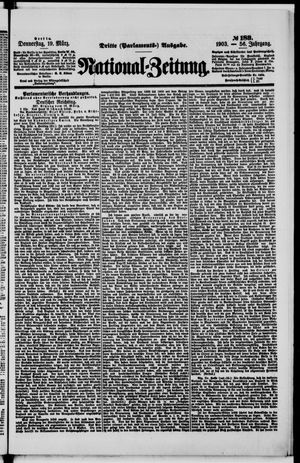 National-Zeitung on Mar 19, 1903