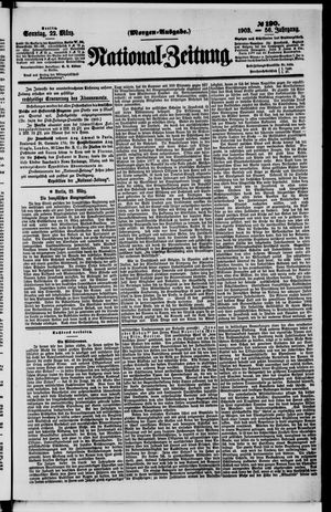 Nationalzeitung on Mar 22, 1903