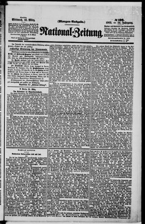 Nationalzeitung vom 25.03.1903