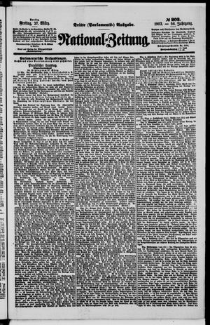 Nationalzeitung on Mar 27, 1903