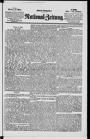 National-Zeitung vom 30.03.1903