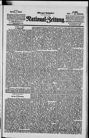 National-Zeitung vom 03.04.1903