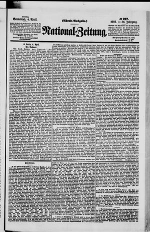 National-Zeitung vom 04.04.1903