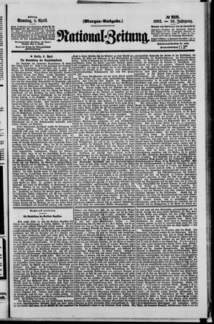 Nationalzeitung on Apr 5, 1903