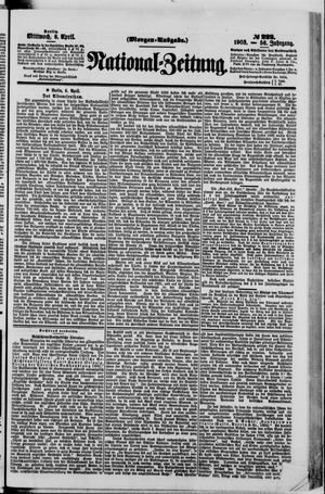 Nationalzeitung vom 08.04.1903