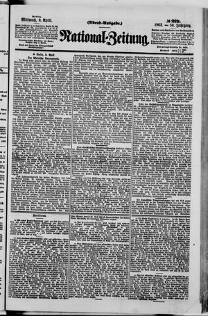 Nationalzeitung vom 08.04.1903