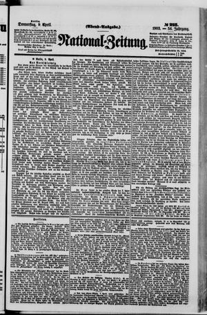 Nationalzeitung vom 09.04.1903