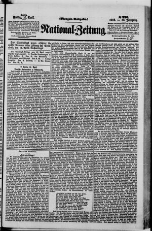 National-Zeitung vom 10.04.1903