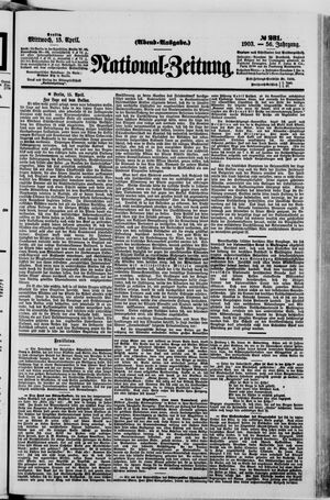 National-Zeitung vom 15.04.1903