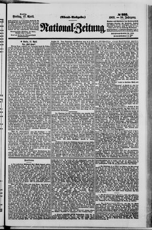 Nationalzeitung vom 17.04.1903