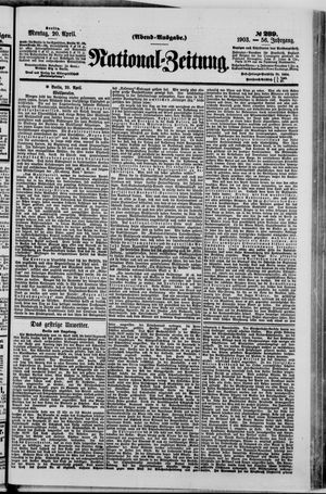 Nationalzeitung vom 20.04.1903