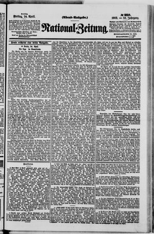 National-Zeitung on Apr 24, 1903