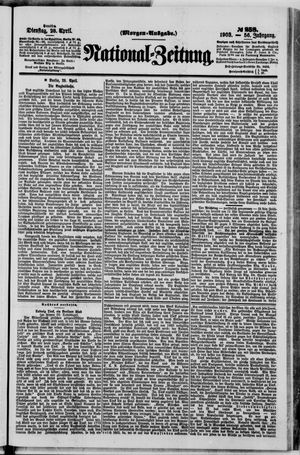 Nationalzeitung vom 28.04.1903