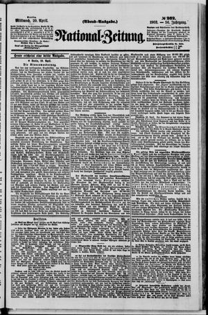 National-Zeitung vom 29.04.1903
