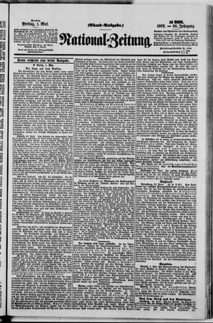 Nationalzeitung vom 01.05.1903