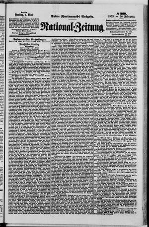 National-Zeitung on May 1, 1903