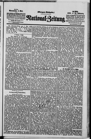 Nationalzeitung vom 02.05.1903