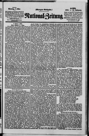 Nationalzeitung vom 03.05.1903