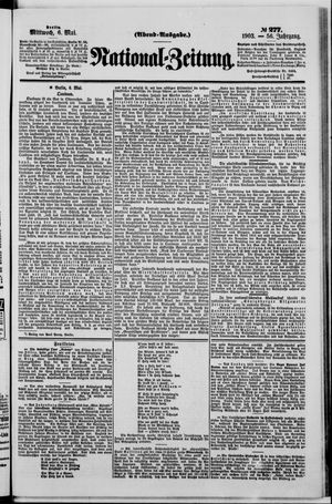 Nationalzeitung vom 06.05.1903