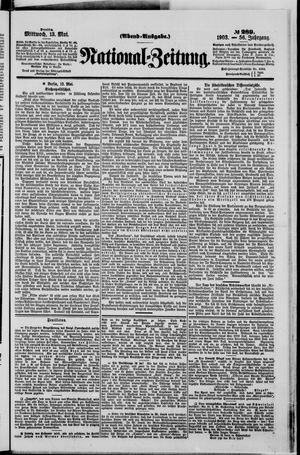 Nationalzeitung vom 13.05.1903