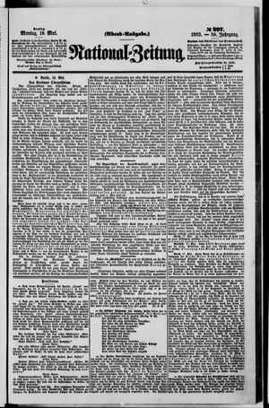 Nationalzeitung vom 18.05.1903