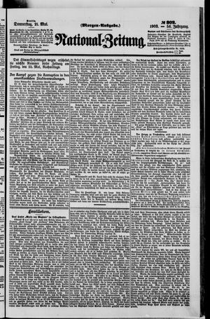Nationalzeitung vom 21.05.1903