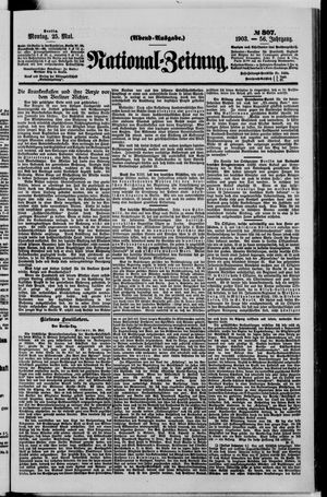 Nationalzeitung on May 25, 1903