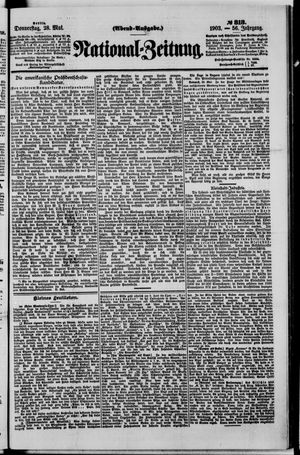 Nationalzeitung vom 28.05.1903