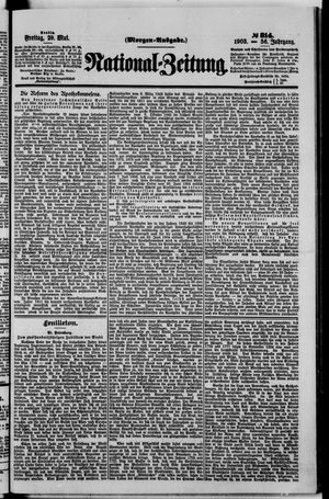 Nationalzeitung vom 29.05.1903
