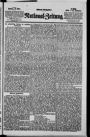 Nationalzeitung vom 29.05.1903