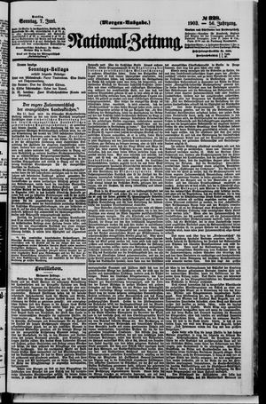 Nationalzeitung vom 07.06.1903