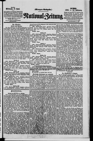 Nationalzeitung vom 17.06.1903