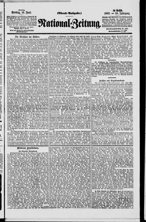 Nationalzeitung vom 19.06.1903