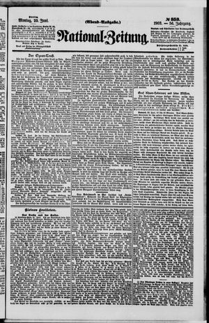 Nationalzeitung on Jun 22, 1903