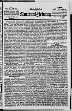 Nationalzeitung on Jun 27, 1903
