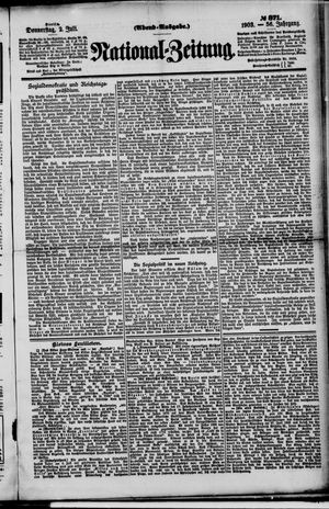Nationalzeitung vom 02.07.1903