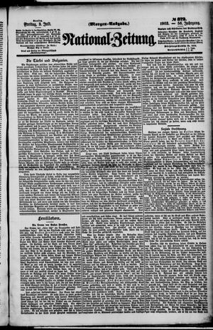 National-Zeitung on Jul 3, 1903