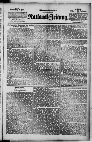 Nationalzeitung on Jul 9, 1903