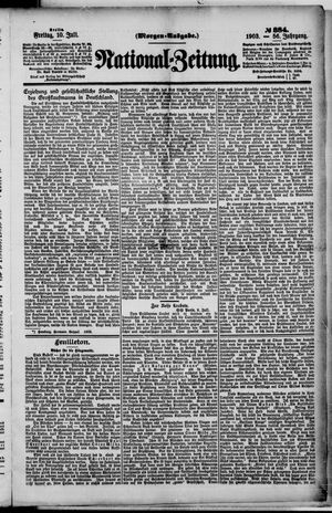Nationalzeitung on Jul 10, 1903
